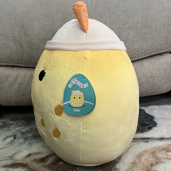 🍍Squishmallows Pineapple Boba Tea 🧋Summer 2024 NWT 14” - Picture 3 of 5